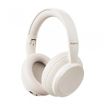 Havit H619BT bezdrátová sluchátka na uši Bluetooth bílá