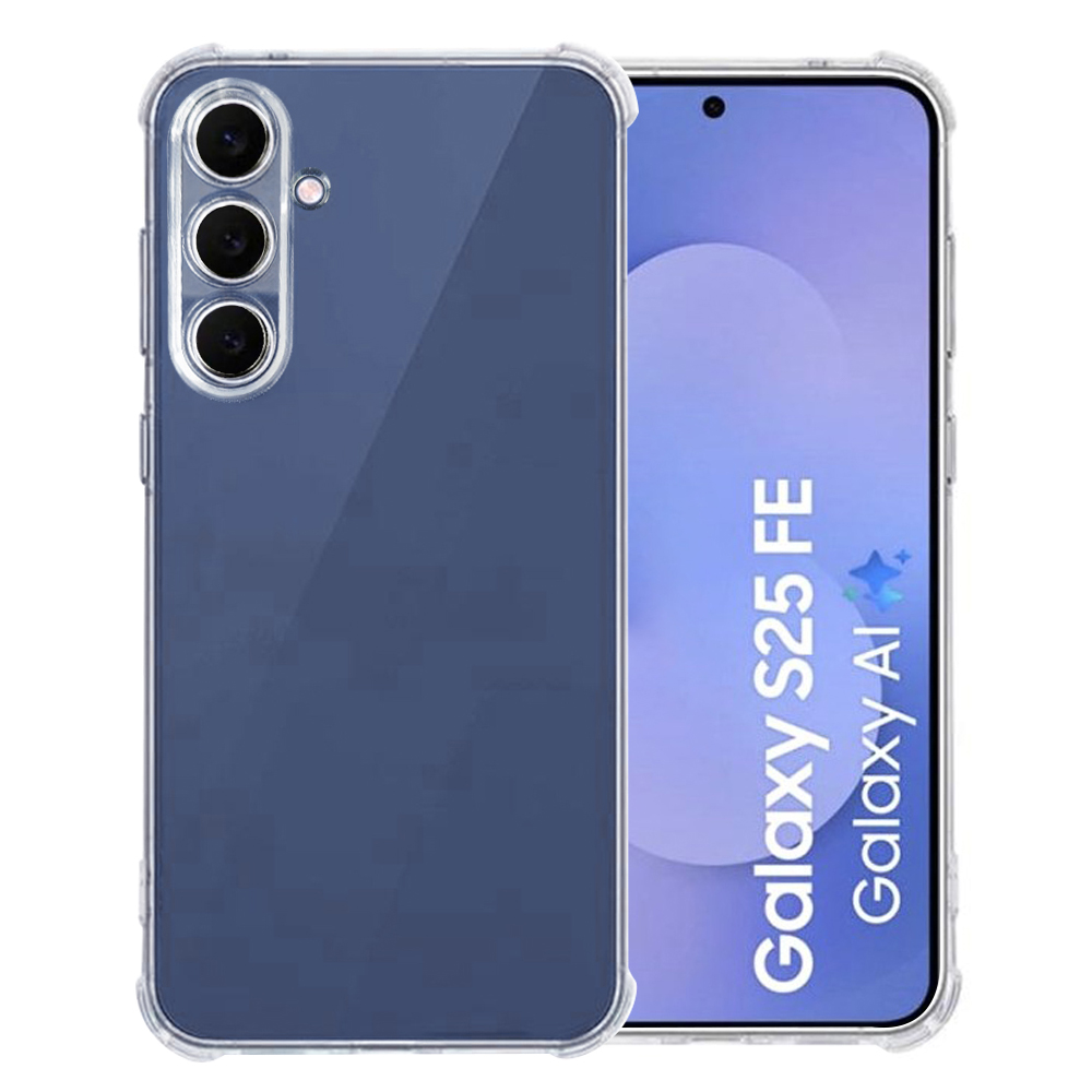 Levně Techsuit Shockproof průhledný silikon pro Samsung Galaxy S25 FE průhledný