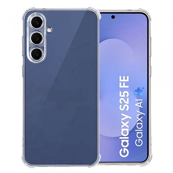 Techsuit Shockproof průhledný silikon pro Samsung Galaxy S25 FE průhledný