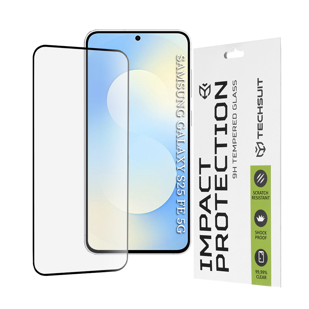 Levně Ochranné sklo Techsuit 111D pro Samsung Galaxy S25 FE černé