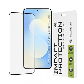 Ochranné sklo Techsuit 111D pro Samsung Galaxy S25 FE černé