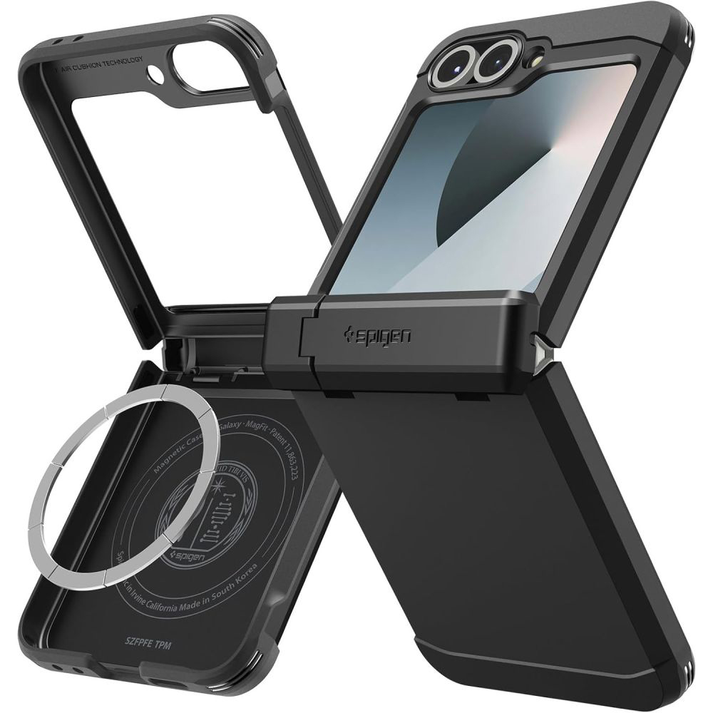 Levně Spigen Tough Armor Pro MagSafe pro Samsung Galaxy Z Flip6 / Flip7 FE černá