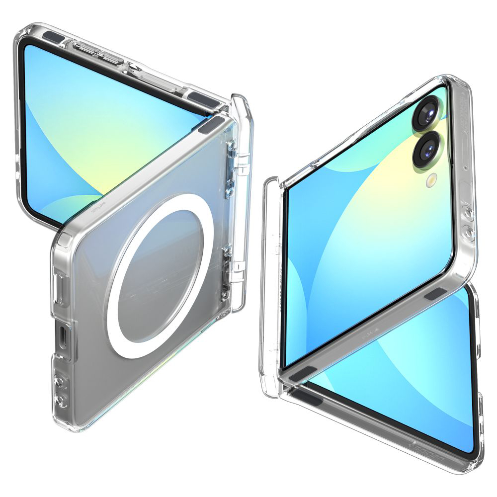 Levně Spigen Ultra Hybrid Pro MagSafe Samsung Galaxy Z Flip7 Průhledný