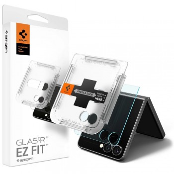 Spigen Glas.tR EZ-FIT HD Samsung Galaxy Z Flip7 Průhledný