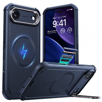 ESR Cyber Armor Kickstand pro iPhone 17 Air modrá