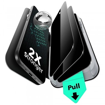 ESR Privacy Tempered Glass UltraFit (3 kusy) iPhone 17 Air černá