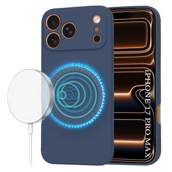 Techsuit SoftFlex MagSafe pro iPhone 17 Pro Max v námořnické modré