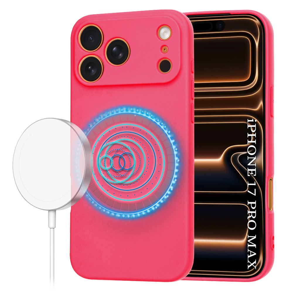 Levně Techsuit SoftFlex MagSafe pro iPhone 17 Pro Max růžová
