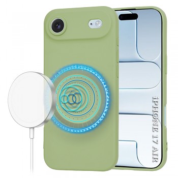 Techsuit SoftFlex MagSafe pouzdro iPhone 17 Air matcha