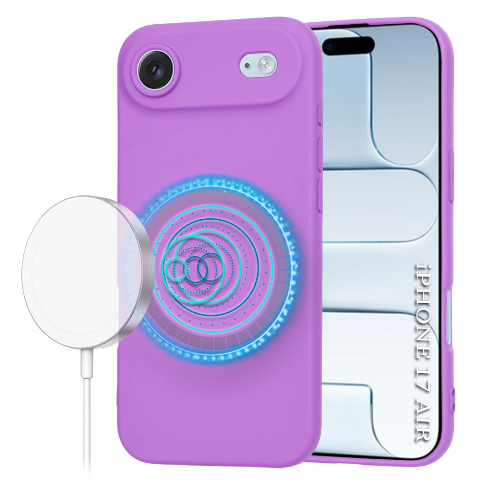 Levně Techsuit SoftFlex MagSafe pro iPhone 17 Air fialová