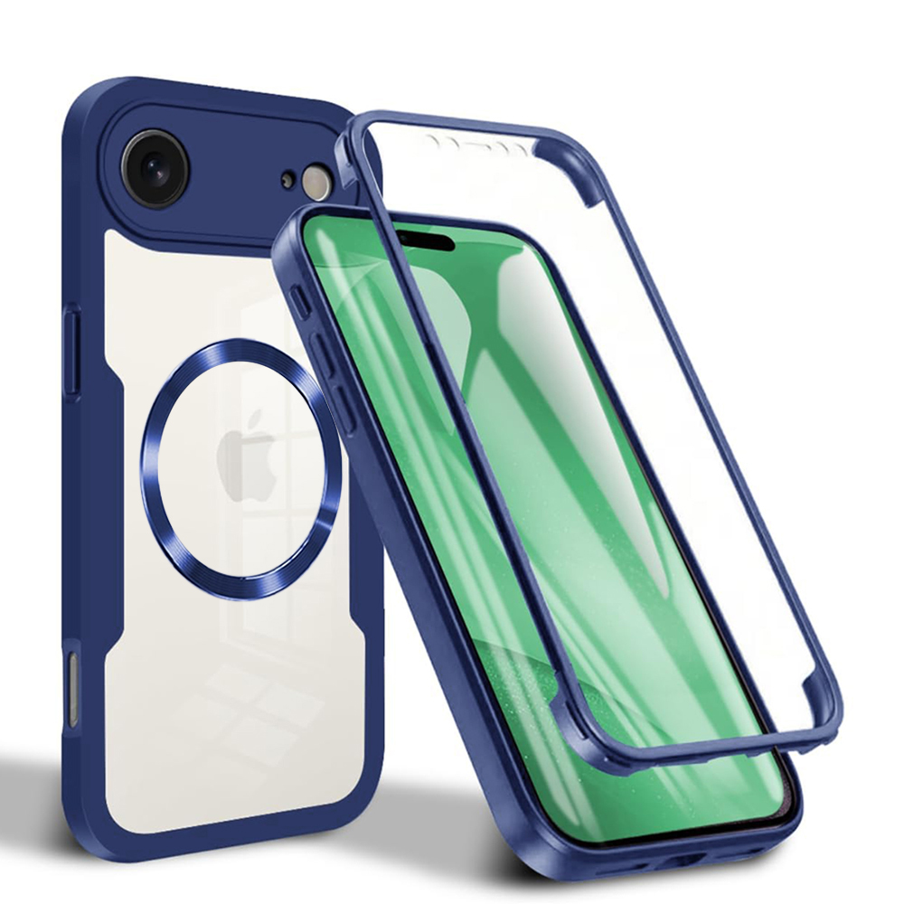 Levně Techsuit ColorVerse 360 MagSafe Series + Ochranné sklo iPhone 17 Air modrá