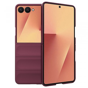 Techsuit Magic Shield pro Samsung Galaxy Z Flip7 v barvě bordeaux