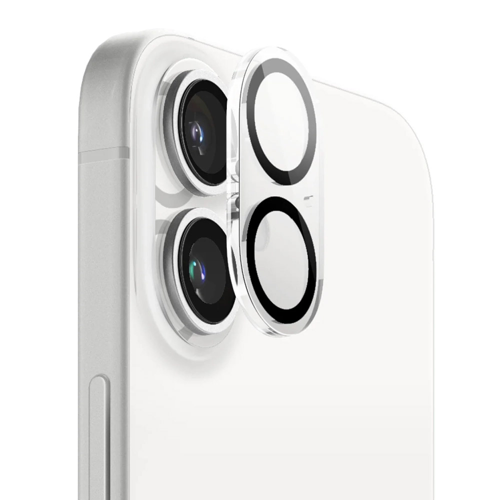 Levně ANANK Camera Guard pro iPhone 16 iPhone 16 Plus čirý černý