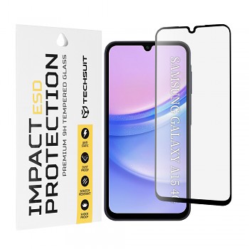 Techsuit ESD sklo Samsung Galaxy A15 4G A15 5G M15 černé