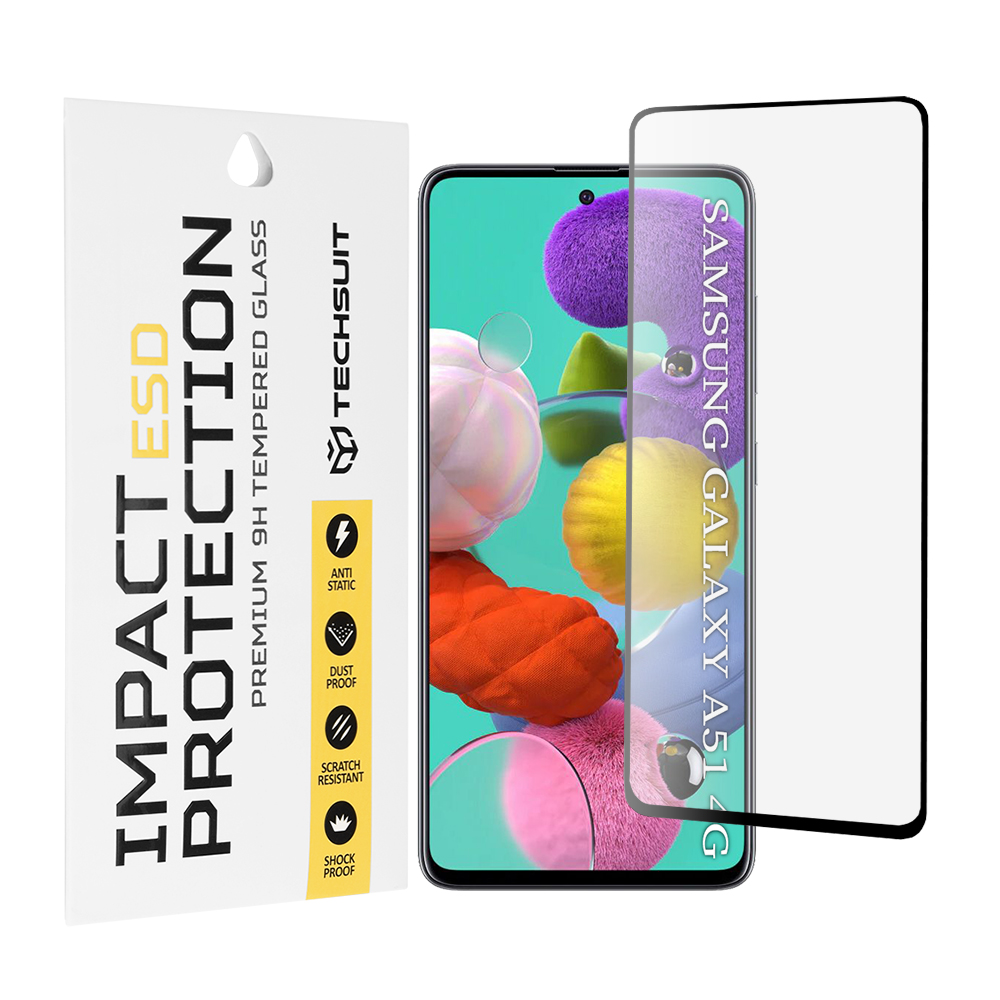 Levně Techsuit ESD sklo Samsung Galaxy A51 4G A51 5G černé