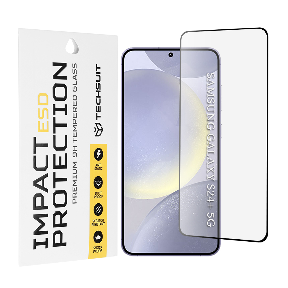 Levně Techsuit ESD Glass pro Samsung Galaxy S24 Plus černý