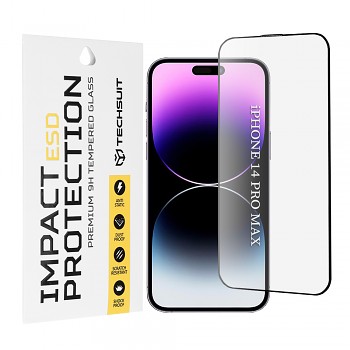 Techsuit ESD Glass pro iPhone 14 Pro Max černý