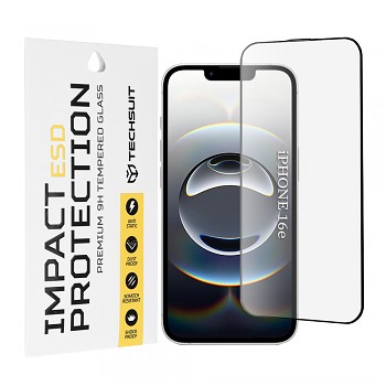 Techsuit ESD Glass pro iPhone 16e černý