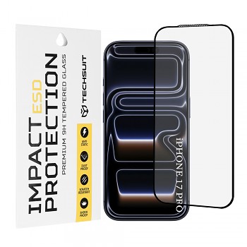 Techsuit ESD Glass pro iPhone 17 Pro černý