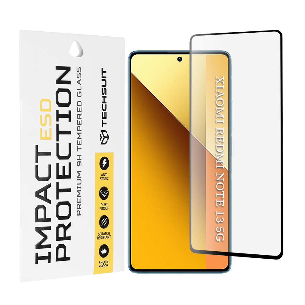 Levně Techsuit ESD sklo Xiaomi Redmi Note 13 5G černé