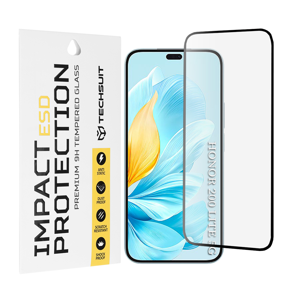 Levně Techsuit ESD sklo Honor 200 Lite černé