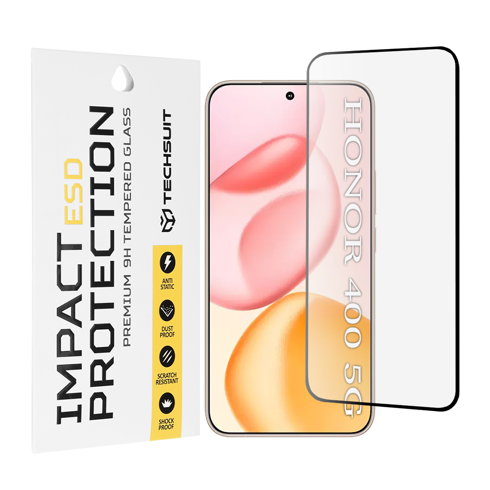 Levně Techsuit ESD Glass Honor 400 černá