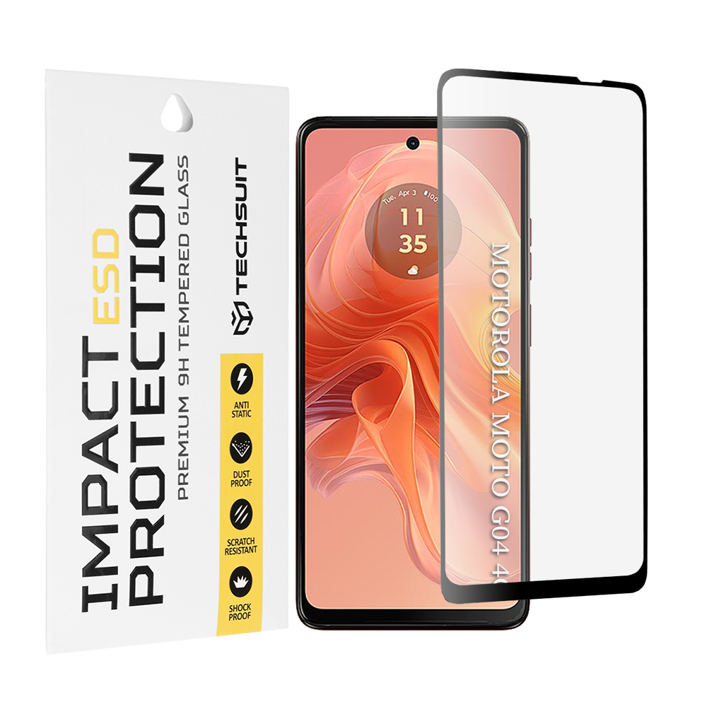 Levně Techsuit ESD sklo pro Motorola Moto G04 G04s G24 G24 Power E14 černé
