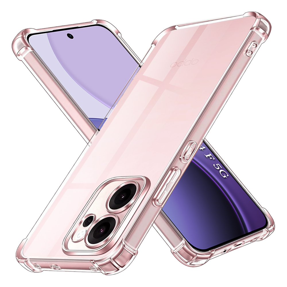 Levně Techsuit Shockproof průhledný silikon pro Oppo Reno14 F / Reno14 FS 5G průhledný