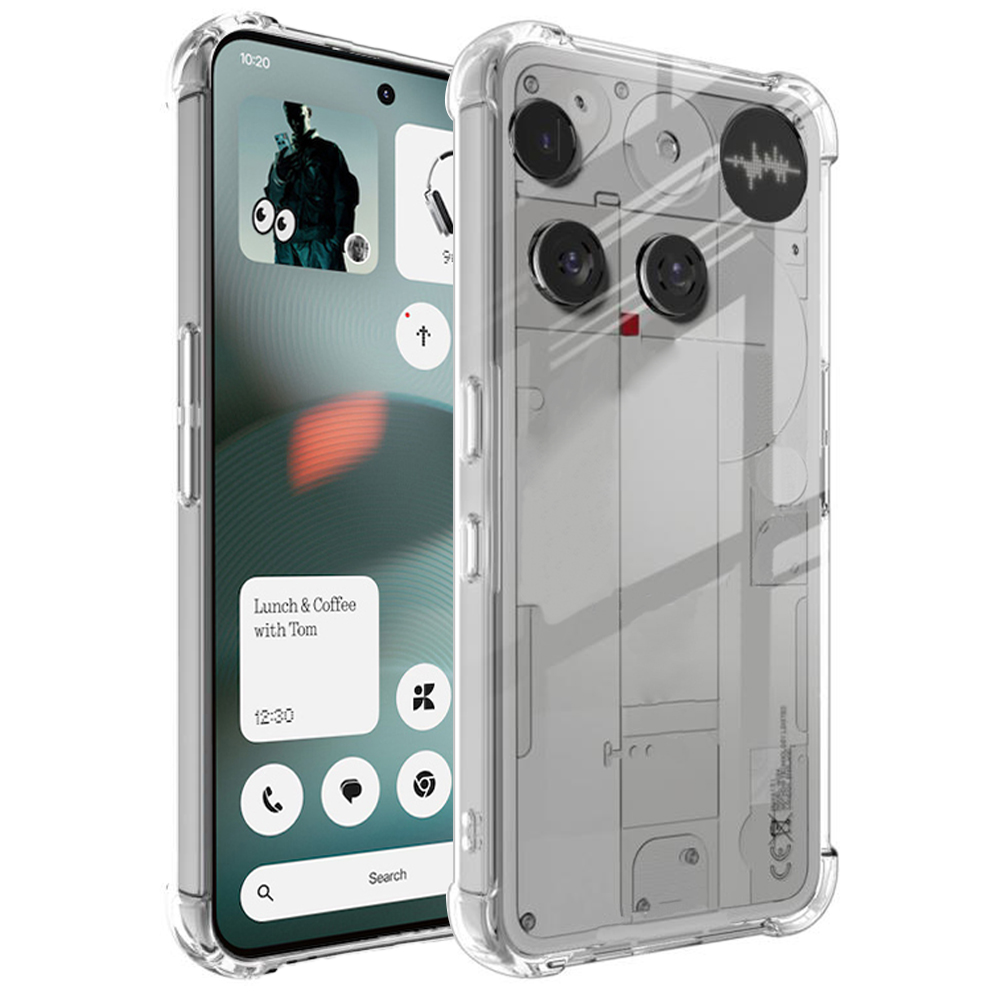 Levně Techsuit Shockproof průhledný silikonový obal Nothing Phone (3) průhledný