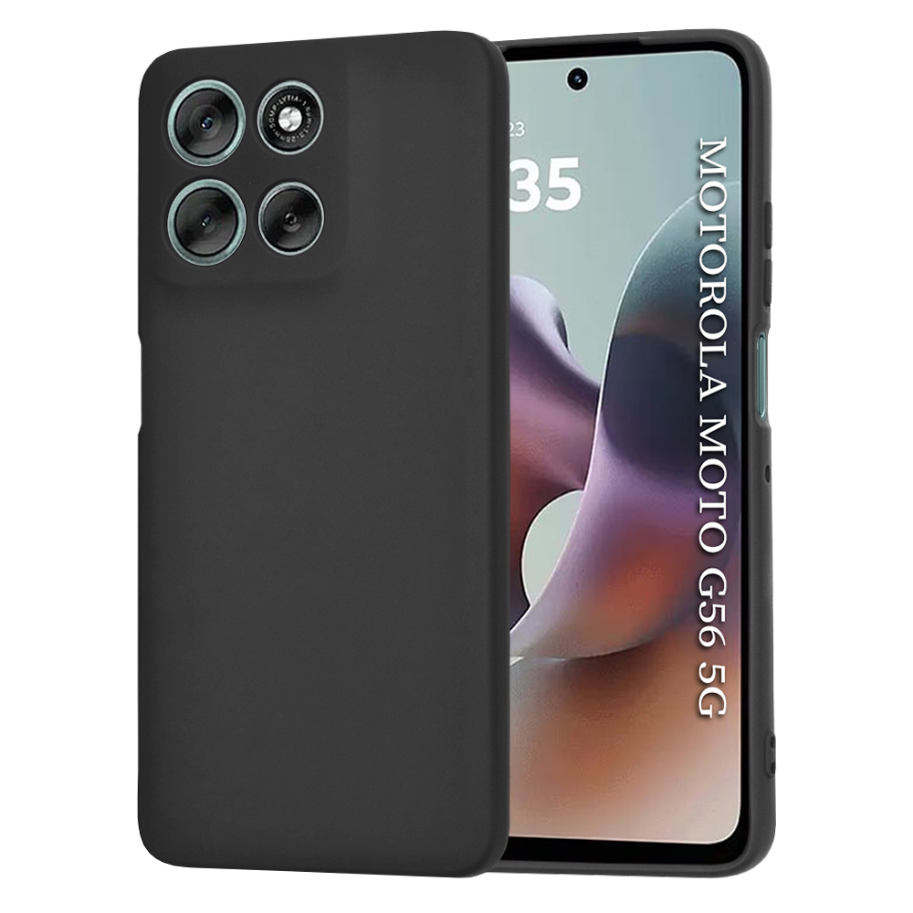 Levně Ochranný kryt Techsuit SoftFlex pro Motorola Moto G56 černý
