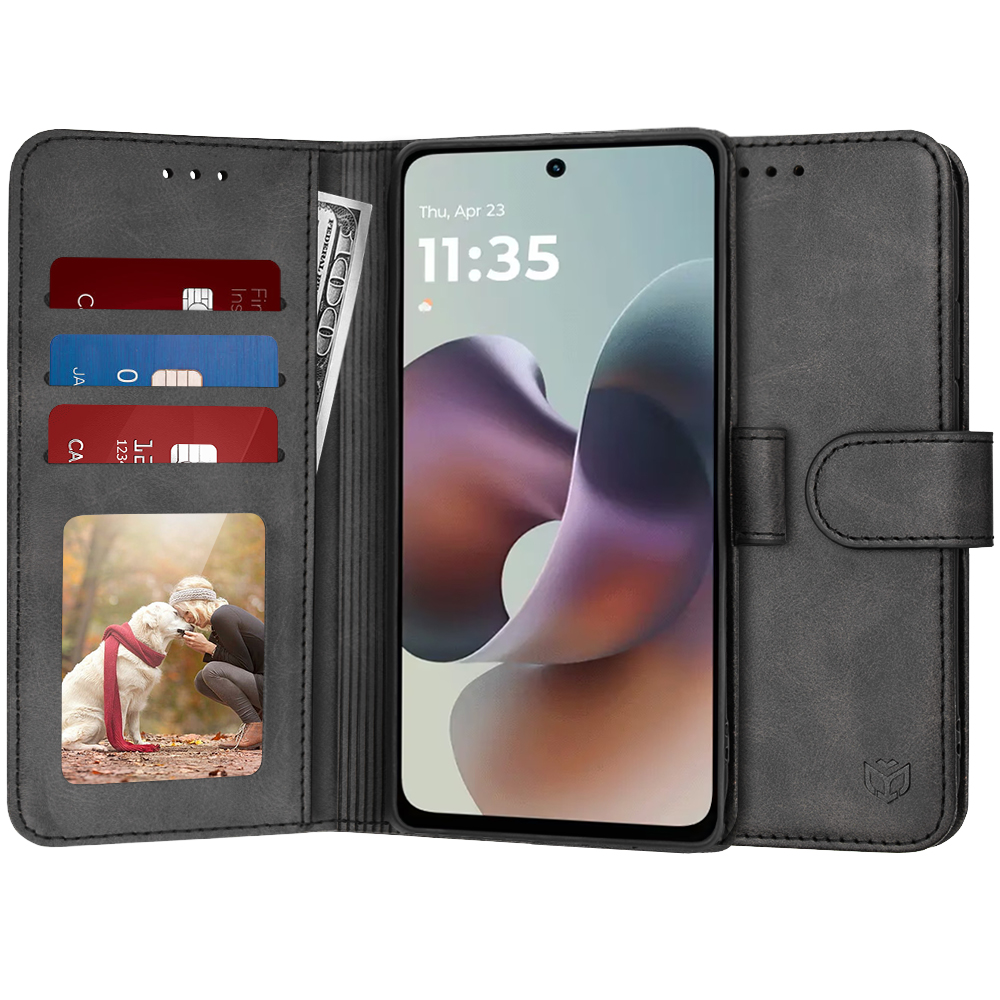 Levně Pouzdro na deník Motorola Moto G56 černé