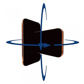 ANANK 2.5D 5X Zesílený 360° Ochranný filtr soukromí iPhone 17 Pro černý