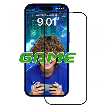 ANANK 2.5D 5X zesílený protiskluzový chránič obrazovky iPhone 17 Pro Max černý