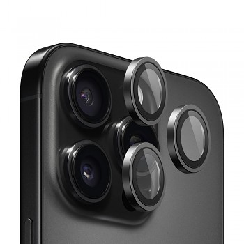 Blueo 99 antireflexní sklo na objektiv iPhone 15 Pro Max 16 Pro Max černý titan
