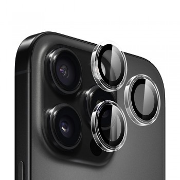 Blueo Original Metal Frame chránič čočky iPhone 16 Pro/Pro Max čirý