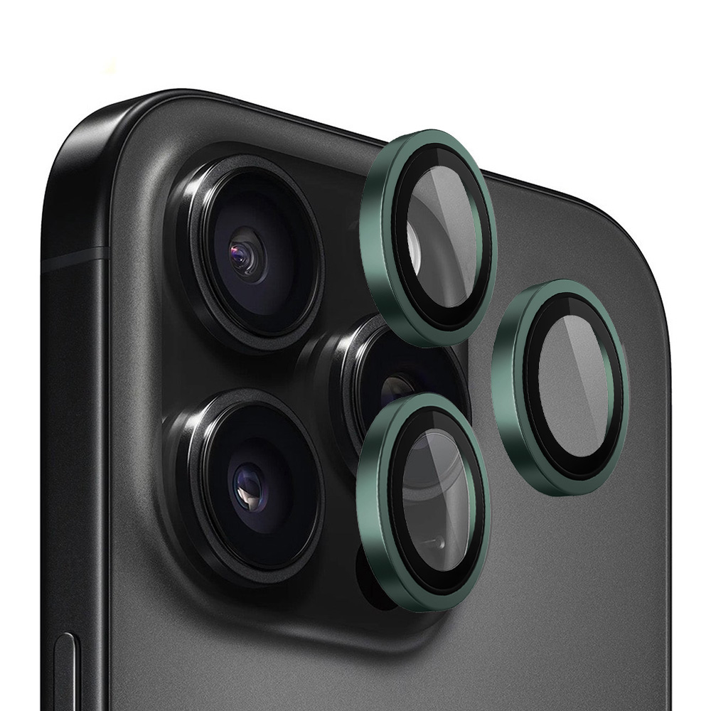 Levně Blueo Original Metal Frame Lens Protector iPhone 13 Pro iPhone 13 Pro Max alpská zelená