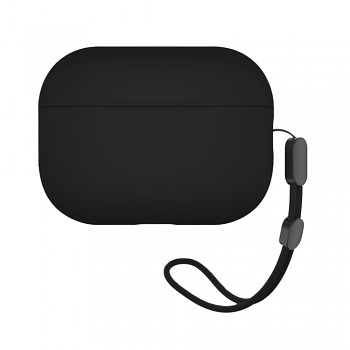 Blueo Liquid Silicone ochranné pouzdro pro AirPods Pro 2 černé