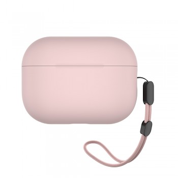 Blueo Liquid Silicone ochranné pouzdro pro AirPods Pro 2 pískově růžová