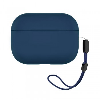 Blueo Liquid Silicone ochranné pouzdro pro AirPods Pro 2 námořnická modrá