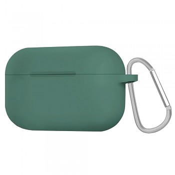 Blueo Liquid Silicone ochranné pouzdro pro AirPods Pro 1 Borovicová zeleň