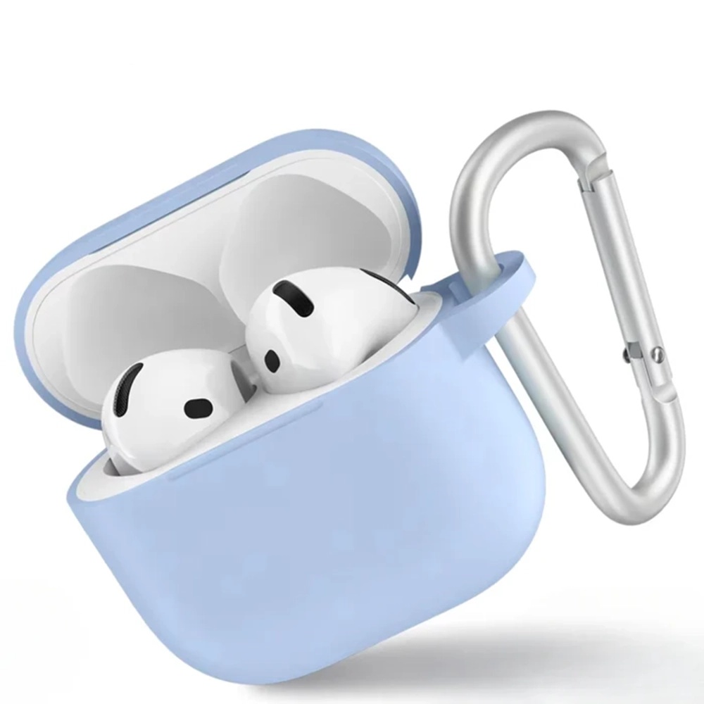 Blueo Liquid Silicone ochranné pouzdro pro AirPods 4 nebesky modré