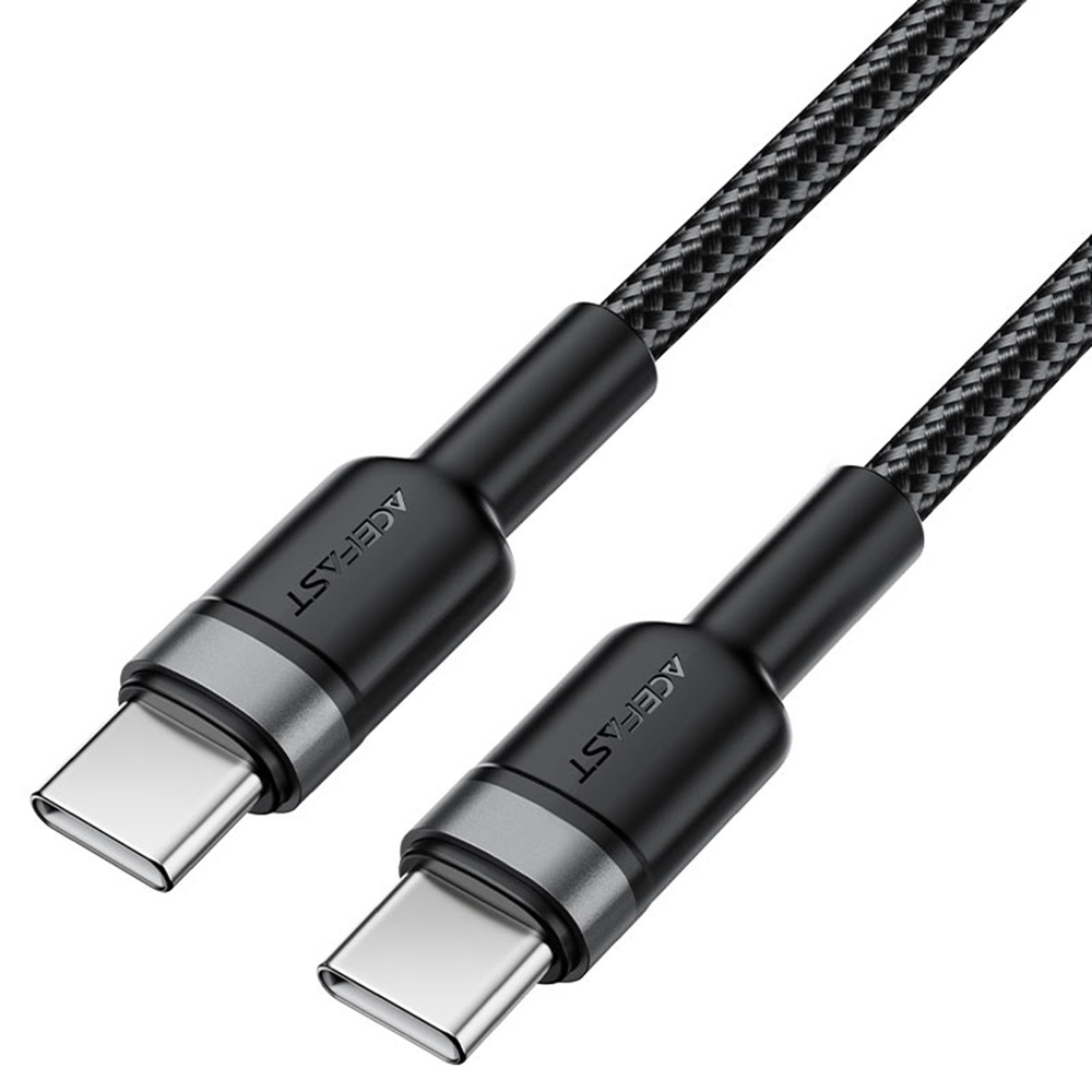 Levně Acefast Data Cable C22-03 Rychlonabíjecí Type-C na Type-C 60W 1.2m černý