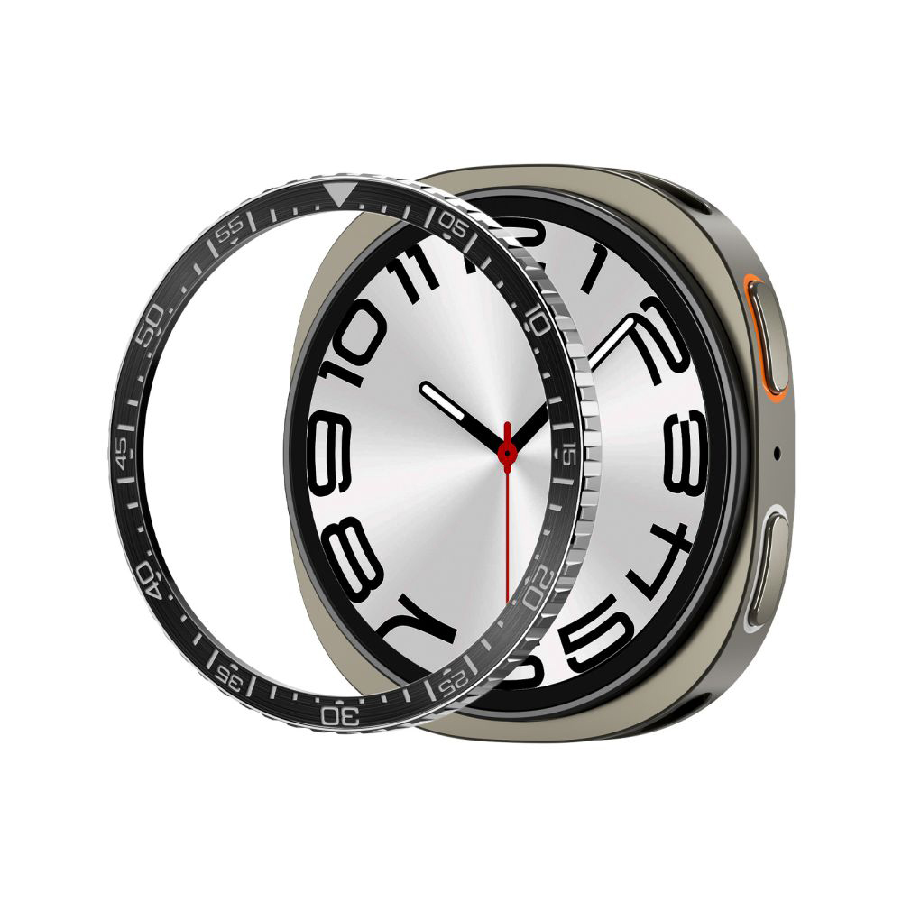Levně Spigen Bezel Tune Diver pro Samsung Galaxy Watch8 44mm nerezová ocel černá