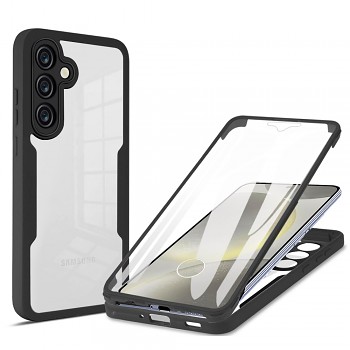 Techsuit ColorVerse 360 Series s ochrannou fólií Samsung Galaxy S25 černý