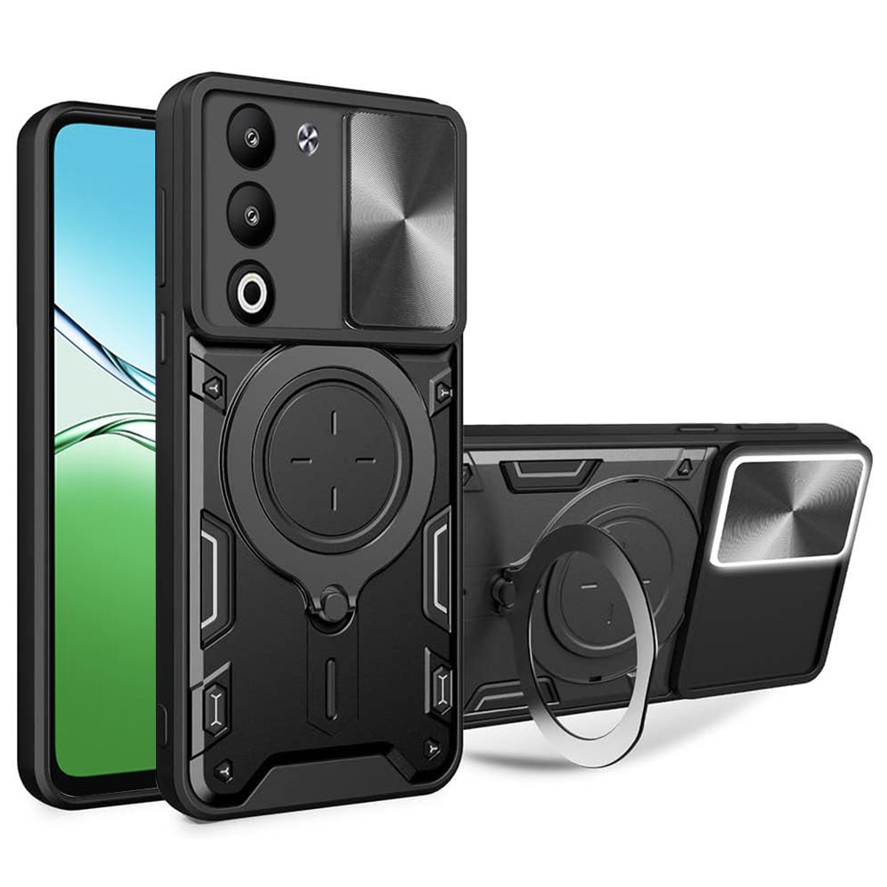 Levně Pouzdro Techsuit CamGuard Pro pro Oppo A5 4G A5 5G černé