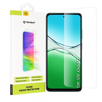Techsuit Clear Vision Glass pro Oppo A5 4G A5 5G Transparentní