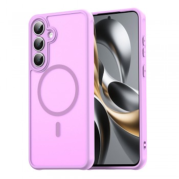 Techsuit HaloFrost II MagSafe pro Samsung Galaxy S25 FE růžová