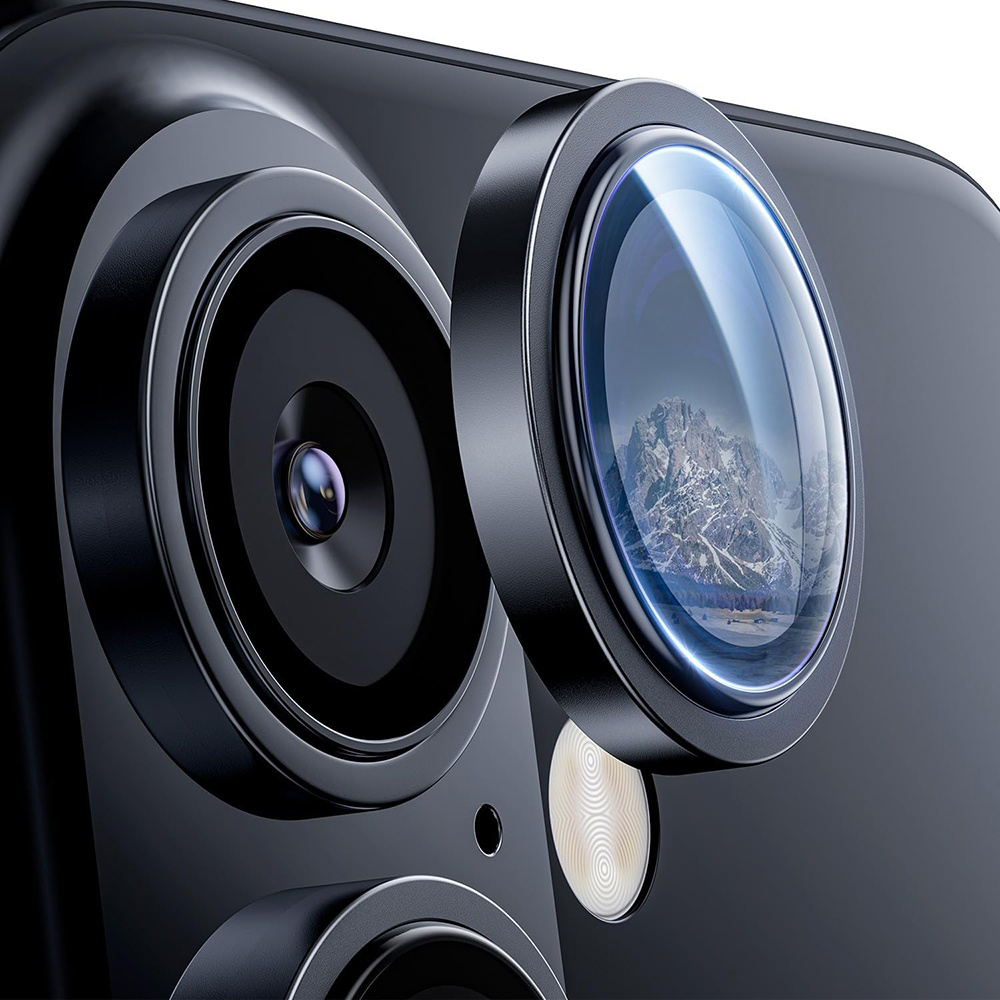 Levně Lito S+ ochranné sklo na fotoaparát iPhone 17 černé