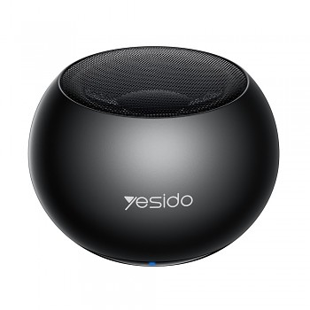Yesido Mini bezdrátový reproduktor YSW33 hliníková slitina 3W Bluetooth 5.0 300mAh černý