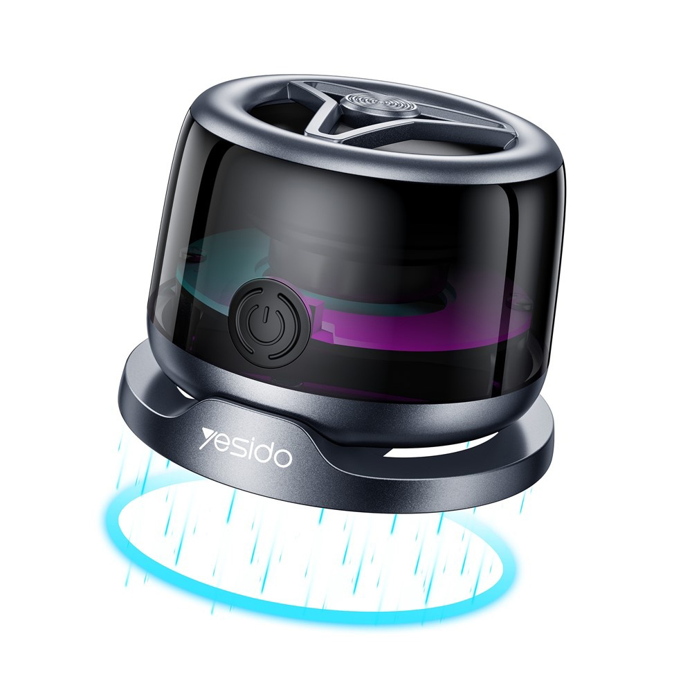 Yesido Mini Magnetický Bezdrátový Reproduktor YSW32 RGB Osvětlení 400mAh 3W Bluetooth 5.3 Černý